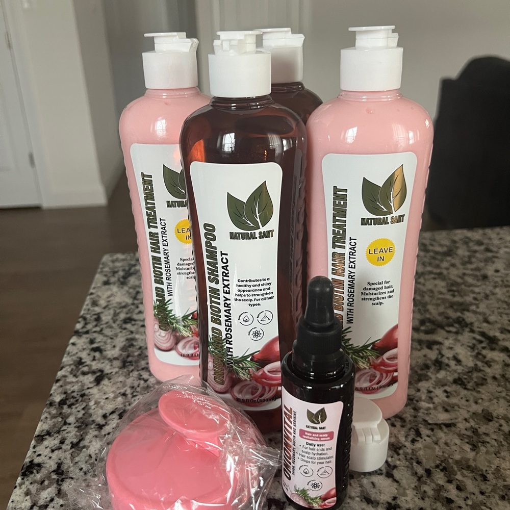 Natural Sant - Onion and Rosemary Extract haircare set (6 items) - Picture 6 of 6